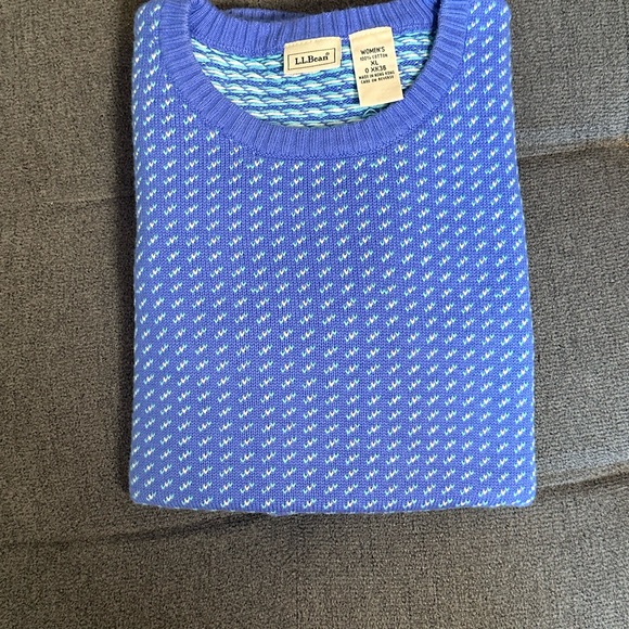 Blue Patterned Sweater - Picture 5 of 5